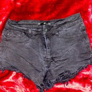 Black Jean Shorts!!